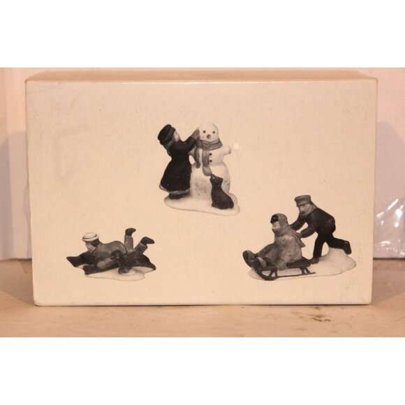 Dept 56 Heritage Village - Snow Children, Set of 3 - Picture 8 of 8